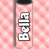 Pink Gingham | Icy Pole Holder