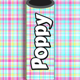 Pastel Gingham | Icy Pole Holder