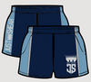 Blue & Navy JS | Footy Style Shorts