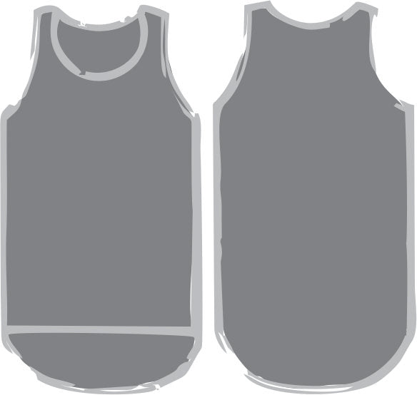 Smoke Grey Shearing Singlet - Just Shear