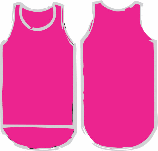 Hot Pink Shearing Singlet - Just Shear