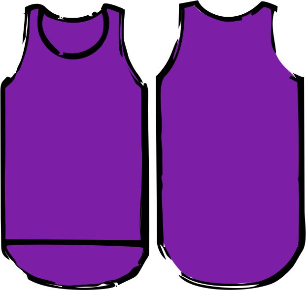 Plain Purple Shearing Singlet - Just Shear