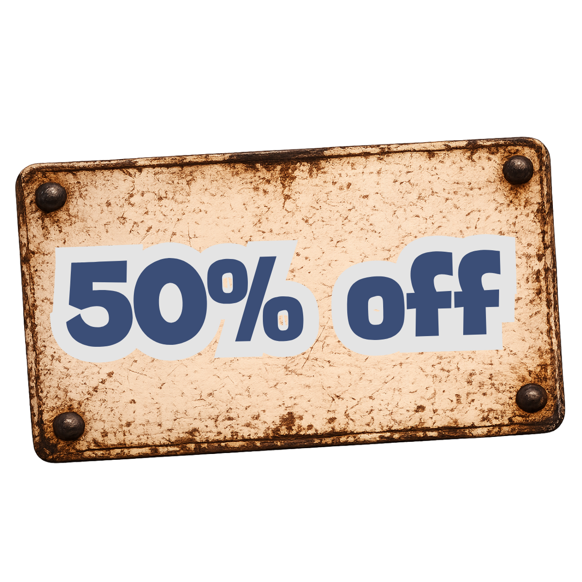 50% off