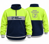 JT | Hi Vis Navy, Lime & Smoke Grey | Half Zip Collared Jumper | Just Tradies