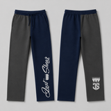 JS | Navy Charcoal Trackies - No cuff