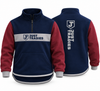 JT | Navy, Maroon & Smoke | Half Zip Collared Jumper | Just Tradies