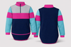 Aqua, Hot Pink, Grey & Navy | Collared Long Tail Jumper
