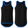 Black - Royal Blue Trim | Shearing Singlet