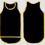 Black - Gold Trim | Shearing Singlet