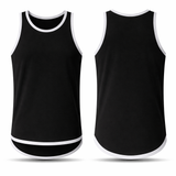 Black - White Trim | Shearing Singlet