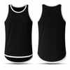 Black - White Trim | Shearing Singlet