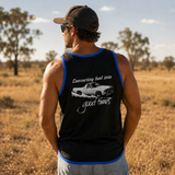 Converting Fuel into Good Times | Black - Royal Blue Trim | Shearing Singlet