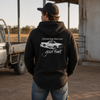 Converting Fuel into Good Times - Black | Half Zip Long Tail Hoody