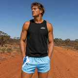 Teal & Navy | Footy Style Shorts