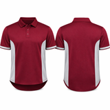 Maroon & Grey | Performance Polo Shirt