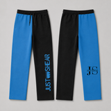 JS | Royal & Black Trackies - No cuff