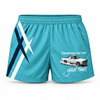 Converting Fuel into Good Times - Teal & Navy | Footy Style Shorts