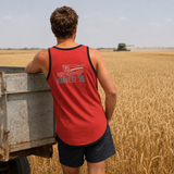 Harvest 26 - Grey, Black & Red | Shearing Singlet