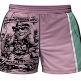 Rugged Ram Pink & Mint | JS Shorts