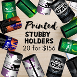 20 Custom Stubby Holders