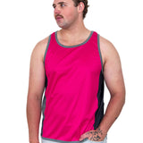 Hot Pink & Black | Just Shear Sports Performance Singlet