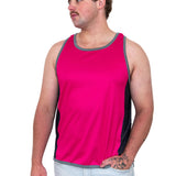 Hot Pink & Black | Just Shear Sports Performance Singlet