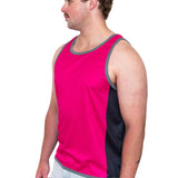 Hot Pink & Black | Just Shear Sports Performance Singlet