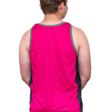 Hot Pink & Black | Just Shear Sports Performance Singlet