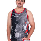 To The Point - Red | Just Shear Sports Performance Singlet