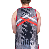 To The Point - Red | Just Shear Sports Performance Singlet