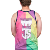 Green & Purple Ombre' | Just Shear Sports Performance Singlet