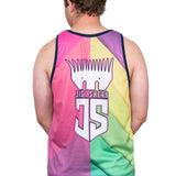 Green & Purple Ombre' | Just Shear Sports Performance Singlet