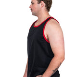 Black - Red Trim | Shearing Singlet