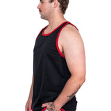 Black - Red Trim | Shearing Singlet