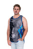 To The Point - Blue | Just Shear Sports Performance Singlet