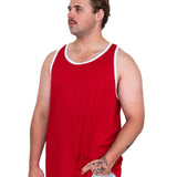 Red | White Trim - Shearing Singlet