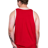 Red | White Trim - Shearing Singlet