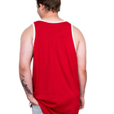 Red | White Trim - Shearing Singlet