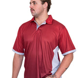 Maroon & Grey | Performance Polo Shirt