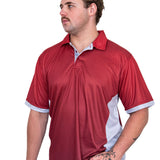 Maroon & Grey | Performance Polo Shirt