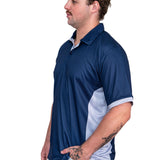 Navy & Grey | Performance Polo Shirt