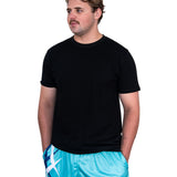 Teal & Navy Point | Footy Style Shorts