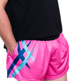 Flamingo Pink | Footy Style Shorts