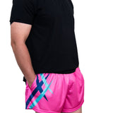 Flamingo Pink | Footy Style Shorts