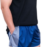 Navy & Grey | Footy Style Shorts