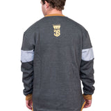 JS Hay Sandy & Grey - Embroidered Logo | Long Tail Sweater