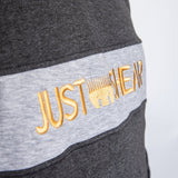 JS Hay Sandy & Grey - Embroidered Logo | Long Tail Sweater