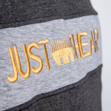 JS Hay Sandy & Grey - Embroidered Logo | Long Tail Sweater