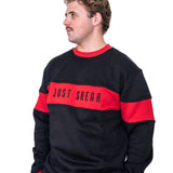 JS | Snake Valley Red & Black - Embroidered Logo | Long Tail Sweater