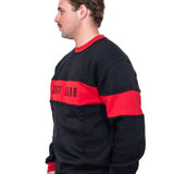 JS | Snake Valley Red & Black - Embroidered Logo | Long Tail Sweater